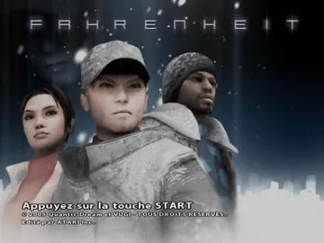 Indigo Prophecy (Korea) screen shot title